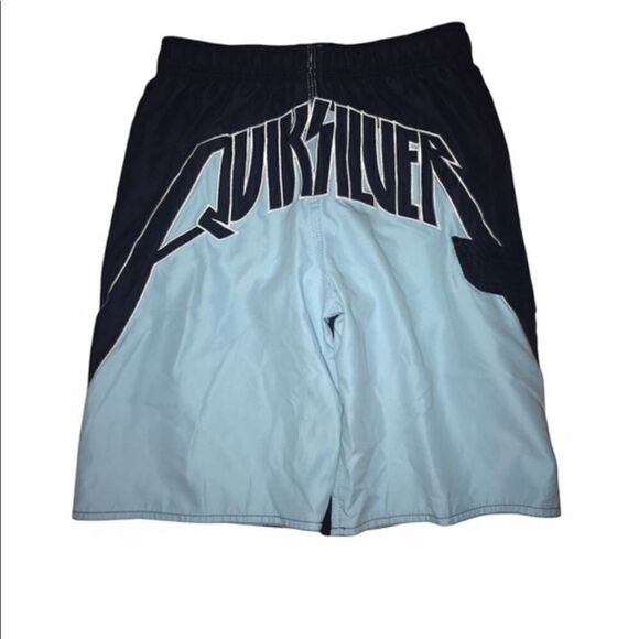 Quiksilver Kid's Blue Swimsuit Board Shorts - Picture 1 of 8